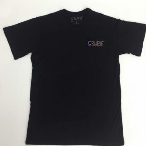 Crupie GEO Delta Logo T-Shirt-Black